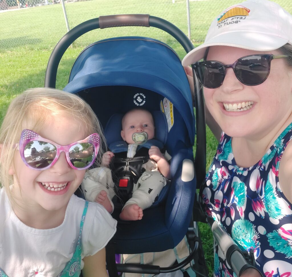 sonya with kids